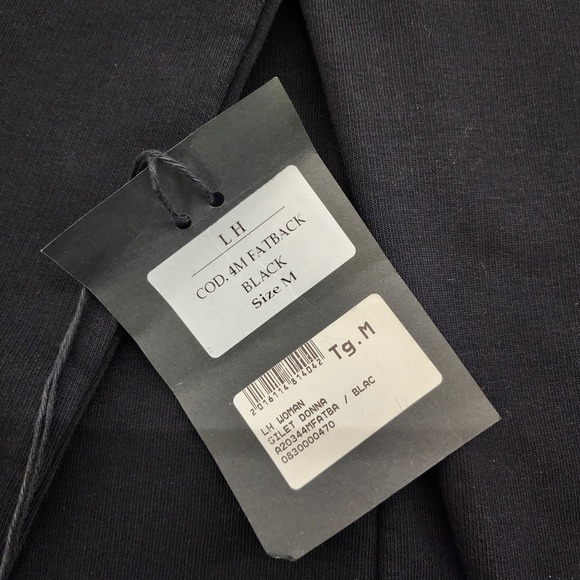 La‎ Haine Inside Us Black Hooded Gilet Avant-garde Vest with Pocket Size M - Picture 6 of 7